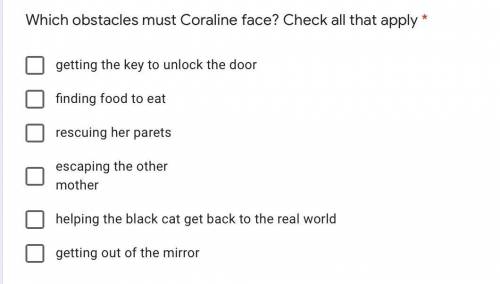 Anyone read this book called coraline? Pls help if u do