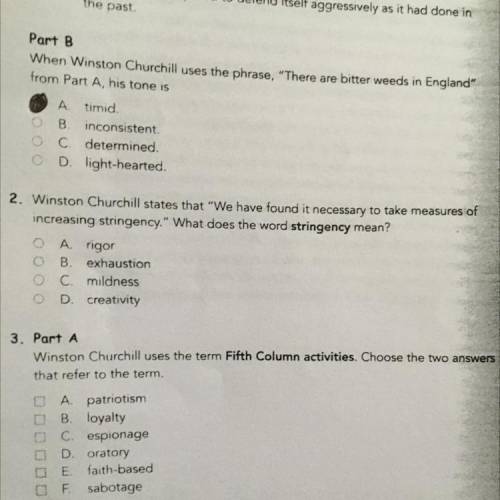 Please answer question 2 and 3! Or even just answer one of the two