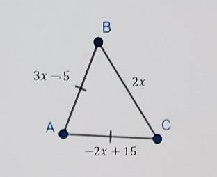 Find the length of BC on triangle ABC.
