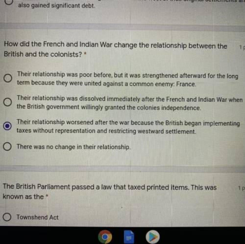 How did the French and Indian war change the relationship between the British and the colonists ?