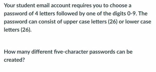 Your student email account requires you to choose a password of 4 letters followed by one of the di