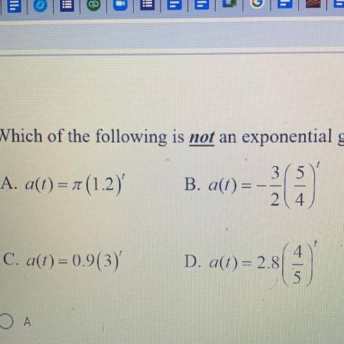 Which of the following is not an exponential growth model?
