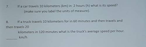 Please help on question 7 and 8