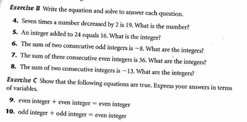 ILL GIVE BRAINLIEST ! Need help with algebra. random answers get reported.