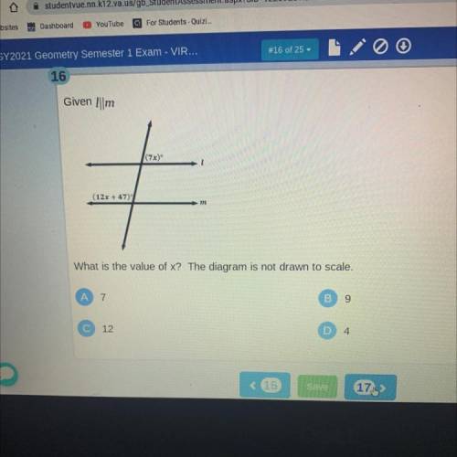 Need help with geometry quiz
