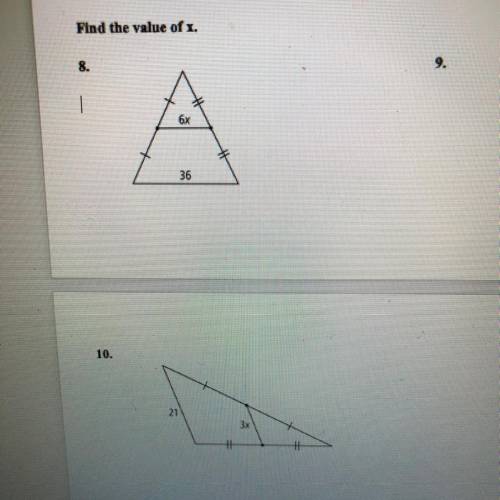 BRO CAN SOMEONE PLEASE DO number 8. If not 8 then please do 10 because I honestly need help on thos