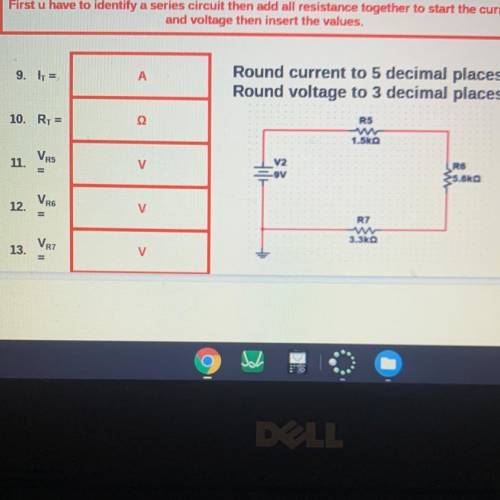 9. h=

А
Round current to 5 decimal places
Round voltage to 3 decimal places
10. R=
a
R5
1.5kg
I
V