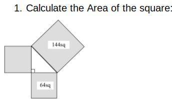 Calculate the Area of the square