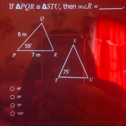 If triangle PQR is similar to triangle STU, then find the measure of angle R