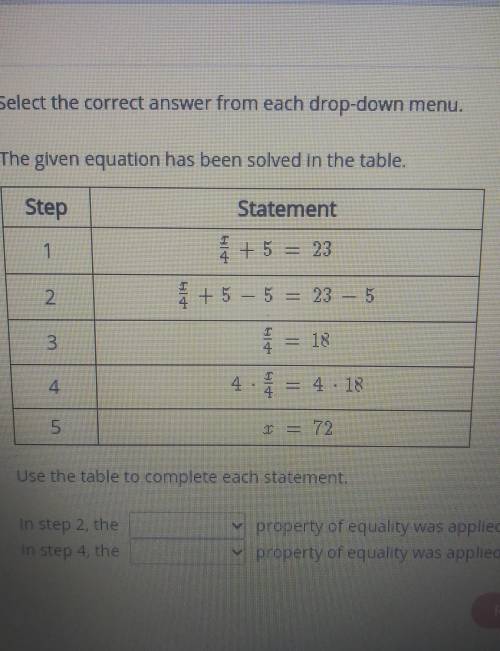 I NEED HELP ASAP

in step 2, the (addition, subtraction, multiplication, or division) property of