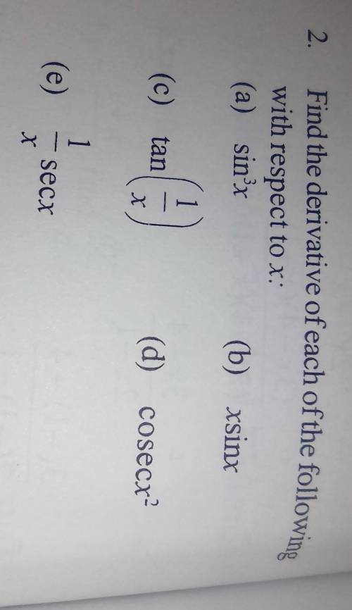 Hi. I need help with these questions (see image)

Please show workings.Answer (c) ,(d) and (e)