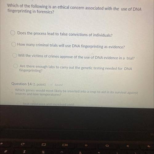 Which of the following questions is MOST LIKELY to bring up ethical concerns with

the use of biot