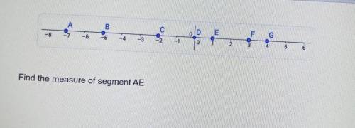 Find the measure of segment AE.