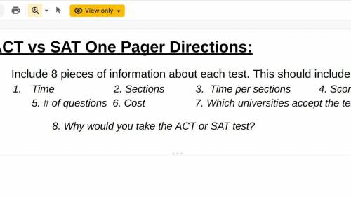 You W O N T

only the ACT
i need the time,sections,time per questions ,scoring,number of questions
