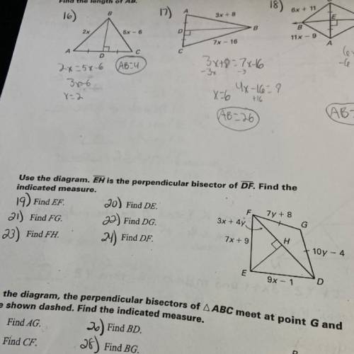 I need help with questions 19-24