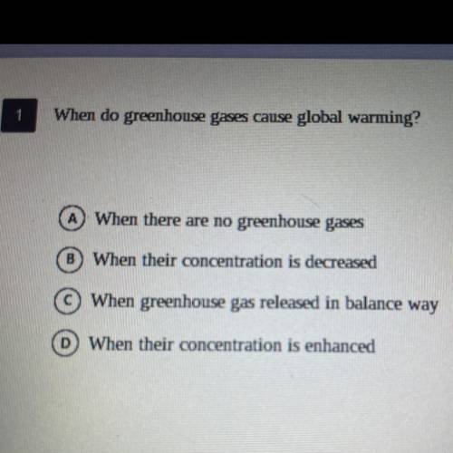 When do greenhouse gases cause global warming