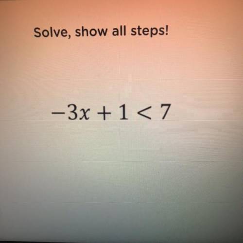 Solve and show steps please please please I NEED HELP ASAP ILL MARK AS Brainlsit plsss