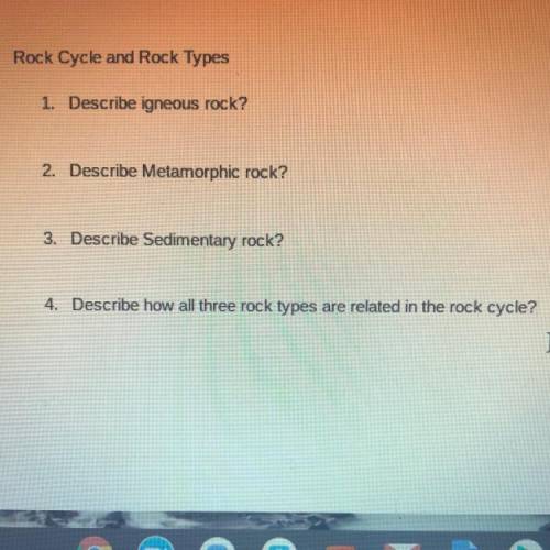 Answer as many as you can/know
just make sure to put the number or the name of the rock so ik