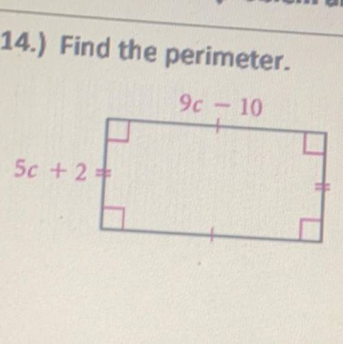 I need help finding the perimeter