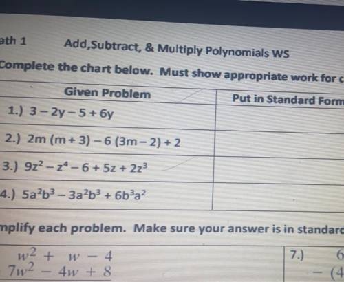 If you may help me with 1 3 and 4 it would mean a lot to me