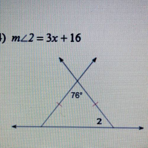 Find the value of x. Sum 1 help I rlly don’t get this