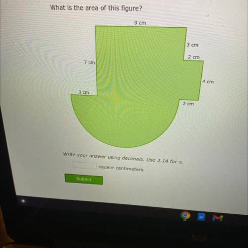What is the area of this figure?
(click photo) IXL AA.19 7th grade