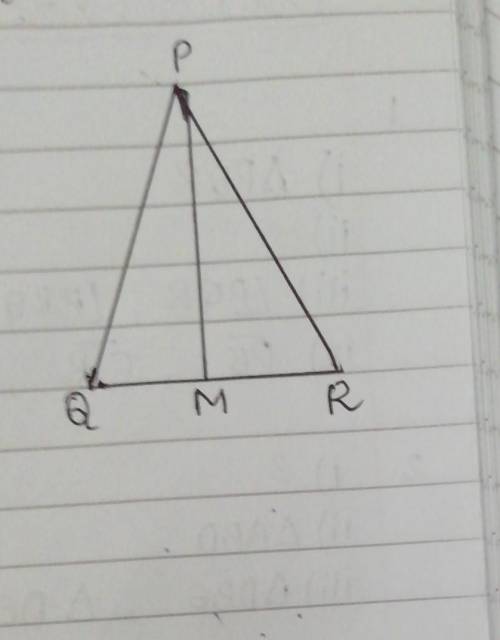 Help me solve this problem its urgent.....

In the above given figure( attached photo) , M is the