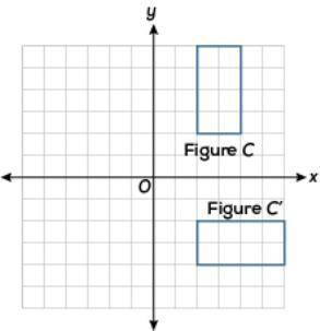 Which of the following transformations shows that figure C is congruent to figure C'?

A. reflecti