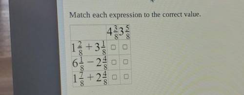 Match each expression to the correct value. 433 o 8 6 12 +31 2 24 + 2