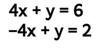Need this solved using the metod of elimination using addition. Quickly please
