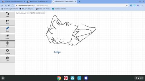 I tried to draw on whiteboard.fox but i tried lol-