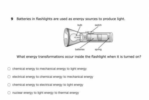 What Energy Transformations Occur Inside The Flashlight When It Is Turned On?