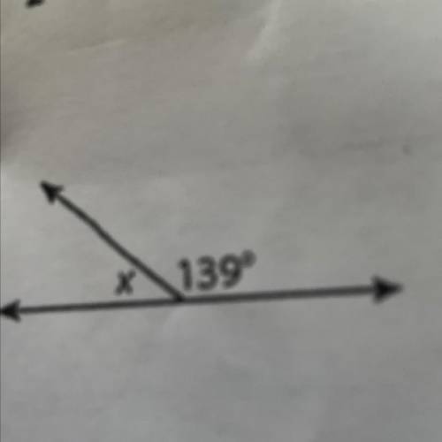 Write an equation to represent the measures of the angle