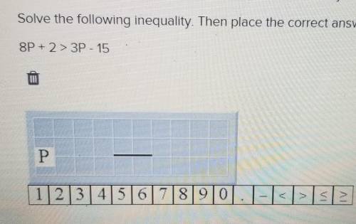 Solve the following inequality.