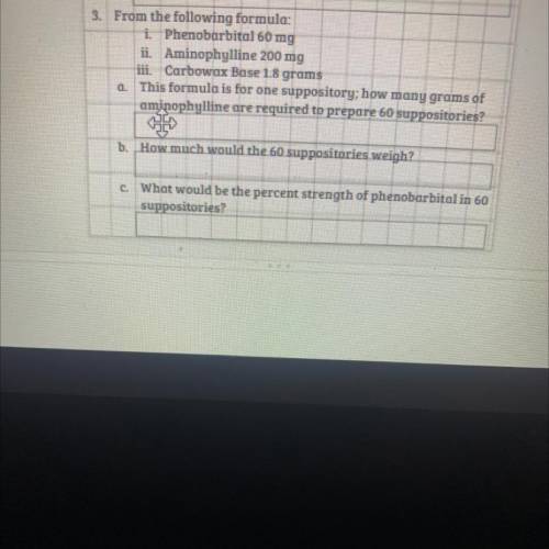 I need help for question 3 a b and c.