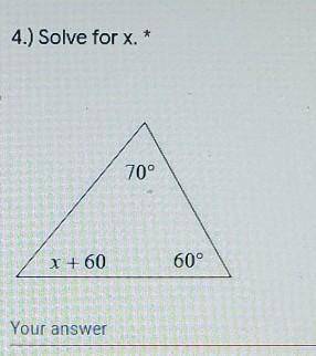 Question: solve for x. please someone help!