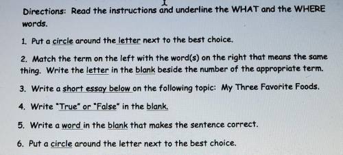 The example is on the photo!!

7) write a word or letter in the blank that makes the sentence corr