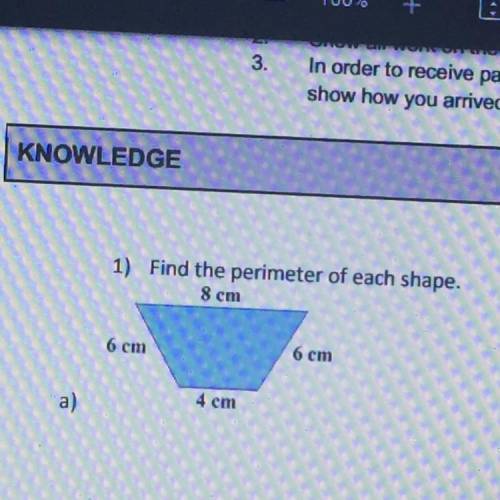 Can someone find the perimeter of this shape? ill give brainliest if ur right