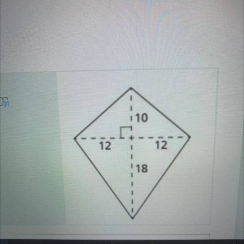 3

3. What is the area of the given figure? S
(2 points)
. 10
r.
12
12
1
1
!18