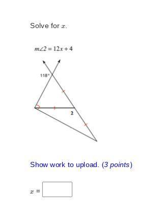 Solve for x. c'mon guys i really need some help!