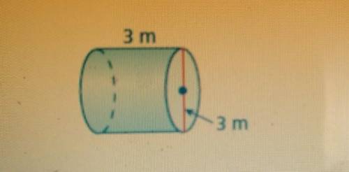 Help pls

Find the volume of the cylinder. Round you answer to the nearest tenth.The Volume of the