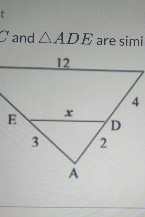 I need to solve for X