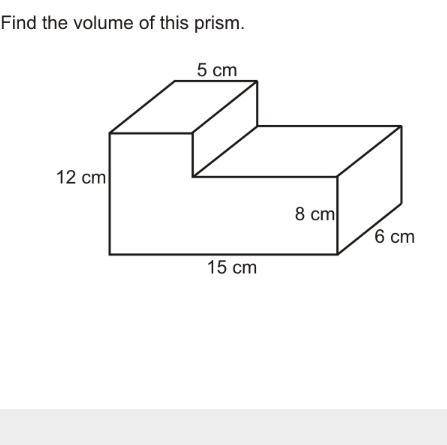 Find the volume of this prism.
Please help.