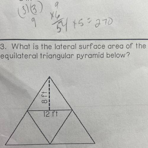 What is the lateral surface area?