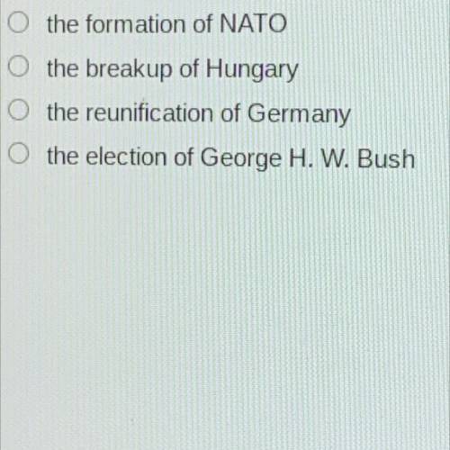 Which of the following was made possible by the end of the Cold War?