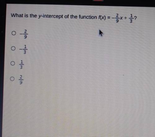 What is the y-intercept of the function f(x) = -x + ? 이름 를 0 3