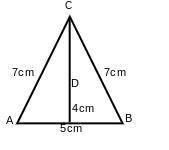 Find the area and perimeter of triangle.