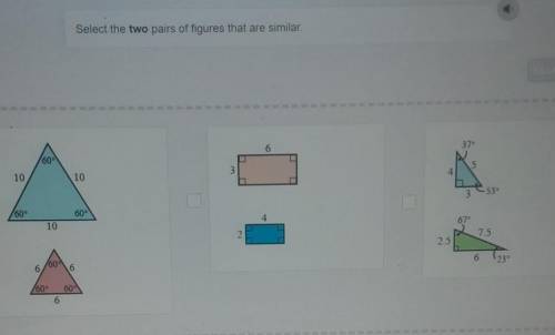 Similarity - Item 33751 Select the two figures that are similar to each other. help pls