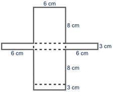 Which net matches the solid figure shown below?

A three-dimensional cube with a height of 8 centi