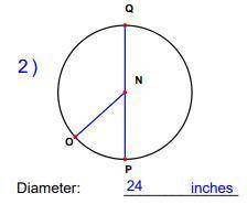 Find the approximate circumference of the circle below. (Use 3 for \pi)

a
36
b
27
c
72
d
8